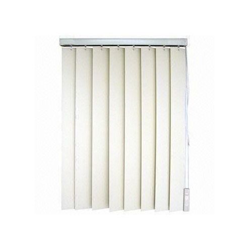 White 2 Mm Thick Vertical Poly Vinyl Chloride Vertical Blind 