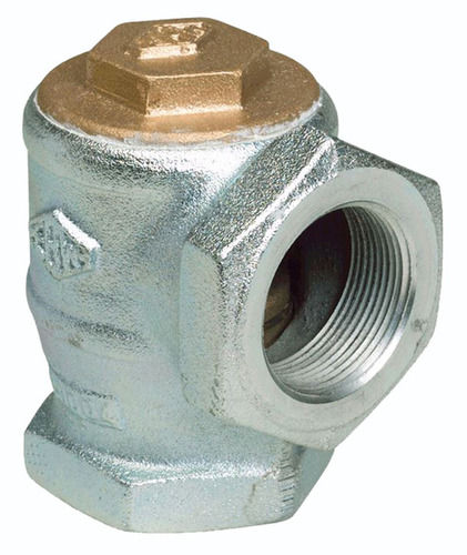 3x1.2 Inches Matte Finished Cast Iron Angle Check Valve For Industrial Use