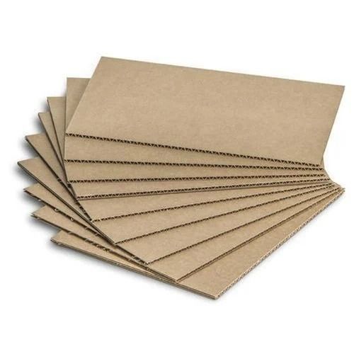 Brown 4Mm Thick 115 Gsm 200 G/M3 Density A4 Size Mixed Pulp Paper Corrugated Board