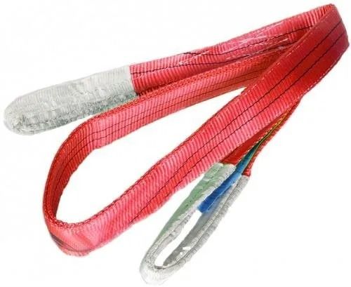 4Mm Thick Moisture Resistant Smooth Texture Plain Nylon Web Sling Application: Lift Heavy Loads