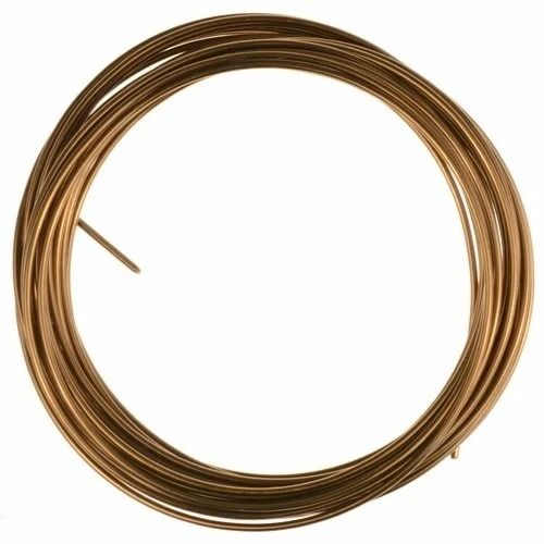 Brownish Golden 6Mm Thick Water Resistance Polished Aluminum Bronze Wire For Construction Use