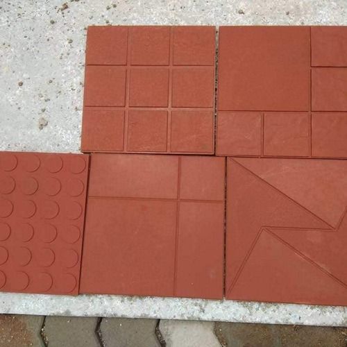 Fire Resistance Square Shape Red Sandstone Paver For Flooring Use