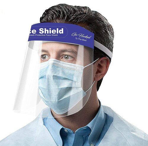 Heat Resistance Microns Safety Face Shield For Laboratories