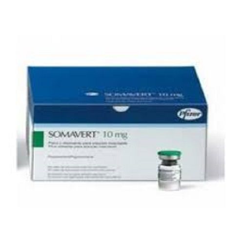 Somavert Injection - 10 mg, FDA Approved Allopathic Vial (30 Vials) | Pegvisomant for Acromegaly Treatment, Liquid Form, Prescription Only, Store in Cool Dry Place