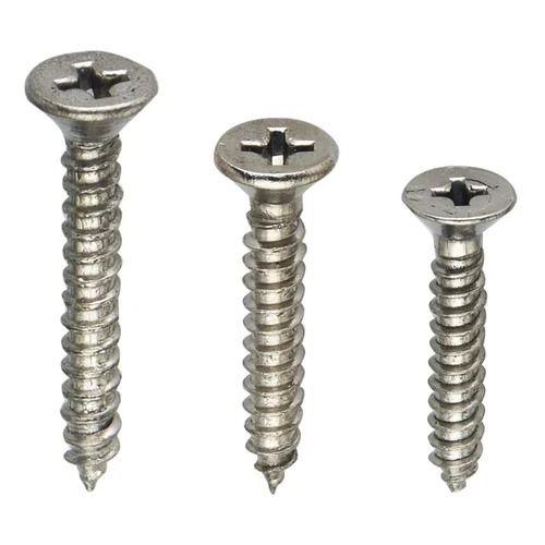 Silver 1.5 Inch Long Hot Rolled Polished Finish Aluminum Solid Screws Cap