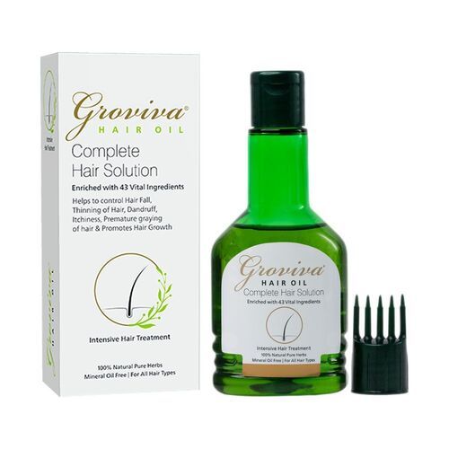 100ml Groviva Herbal Hair Oil For Hair Growth And Thickness