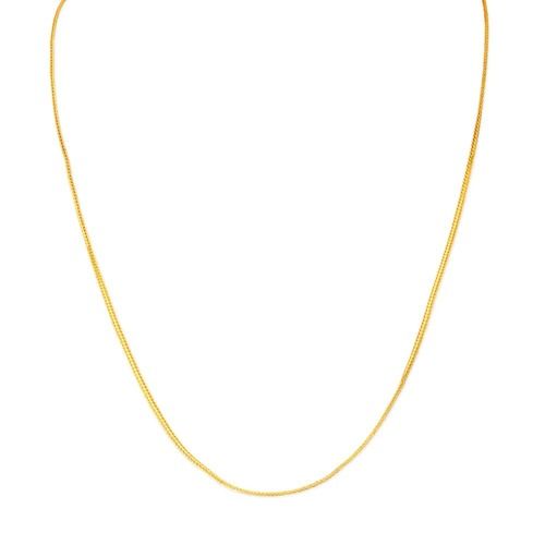 Yellow 18 Inches Size Dazzling Elegant Gold Chain For Casual Wear 