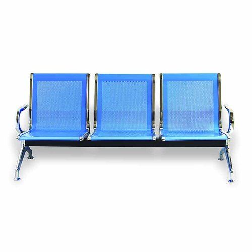 3 Seaters Visitor Chair Body Material: Aluminum