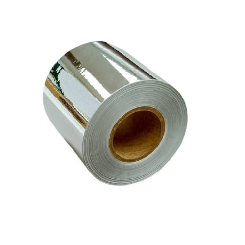 80 Gsm High Strength Glossy Finish Silver Laminated Plain Paper Roll Usage: Food Packaging