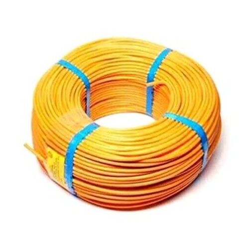 90 Meter Length Yellow Electrical Pvc Insulated Wire