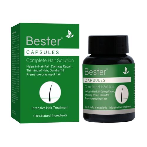 Bester Herbal Hair Fall Control Capsules For Men And Women (60 Caps)