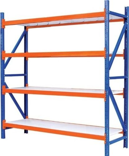 Color Coated Mild Steel Double Sided Shelve Pallet Rack System With Four Layer  Capacity: 200 Kg/Day