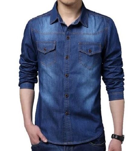 Buy ORSLOW Button-down Collar Denim Shirt 1 - Blue At 40% Off | Editorialist