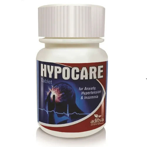 Hypocare Ayurvedic Herbal Medicine For Adults Use, Pack Size 120 Tablets  Room Temperature