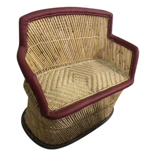 Indian Style Antique Design Two Seater Bamboo Sofa For Outdoor Furniture Use Carpenter Assembly