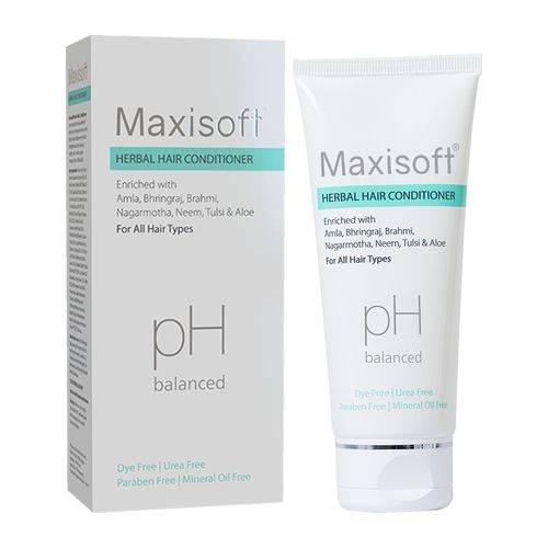 Maxisoft Herbal pH Balanced Dye And Urea Free Hair Conditioner 100ml Pack