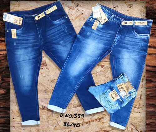 Men Slim Fit Shaded Denim Jeans For Casual Wear