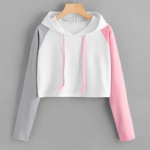 Modern Design Ladies Full Sleeves Woolen Sweatshirt For Casual Wear