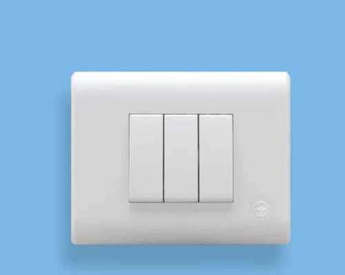 Square Shape Electric Switch For Home, Office, Hotel Use