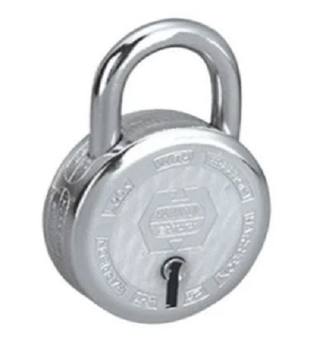 Stainless Steel Round Polished Safety Padlocks Application: Doors