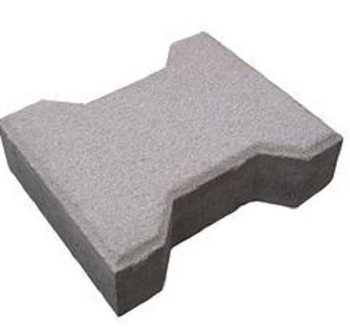 Grey 25 Mm Thick Concrete Paver Block For Construction Purpose 