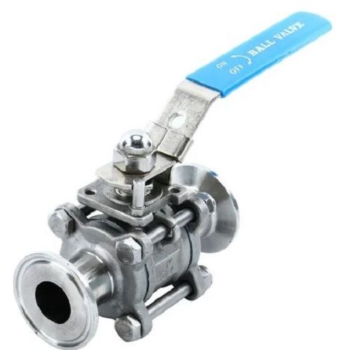 3 Inch Port Polished Stainless Steel Ball Valve