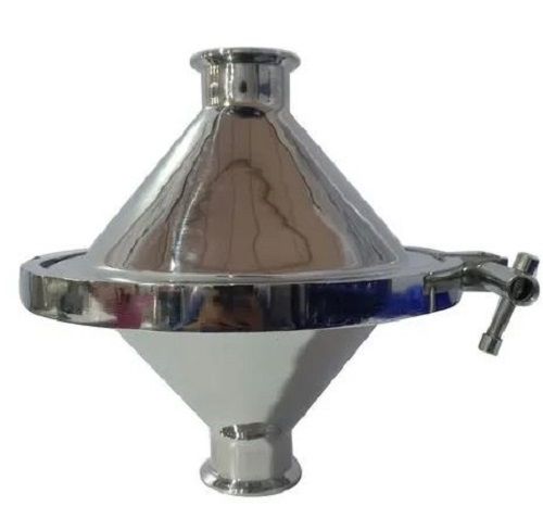 4 Inch Diameter Polished Industrial Stainless Steel Conical Filter