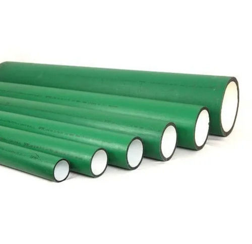 White And Green 5 Mm Thick Female Connection Polypropylene Random Pipes For Industrial Use