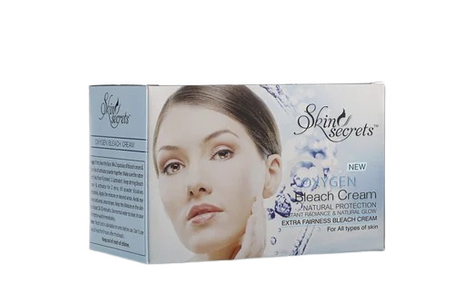 Chemical Free Smooth Texture Minerals Extracts All Types Skin Oxy Bleach Cream Color Code: White
