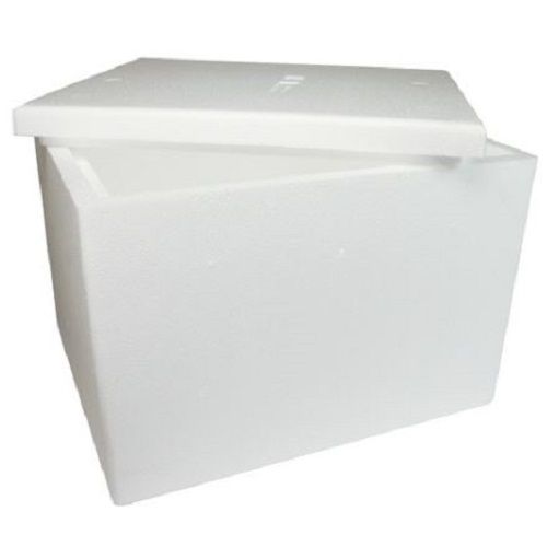 100 Percent Recyclable Eco-Friendly Rectangular Plain White 30X25 Inch Eps Box For Packaging Purpose 