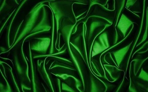 Green Light Weight Soft Shiny Plain Skin-Friendly Decoration Cotton Fabric