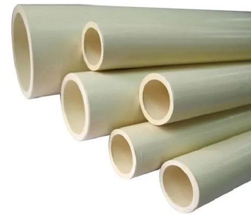 White Lightweight 10 Feet Round Seamless Polished Agricultural Pipes 