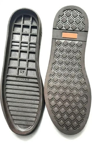 Black Men'S Shoe Rubber Sole For Industrial Use 