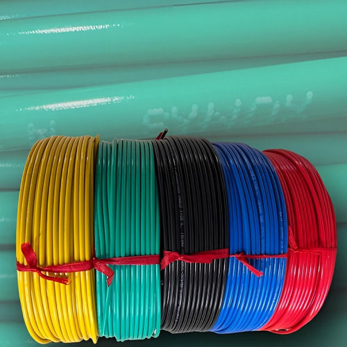 Red Multicolor Pvc Insulated 99.98% Pur Copper House Wire