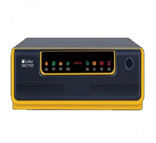 Yellow Rectangular Digital Display Electric Solar Hybrid Grid Tied Inverter For Commercial Use