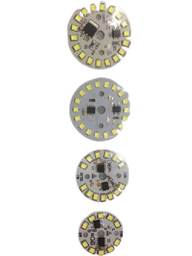 Round Light Weight Metal Base Plastic Led Modules For Residential Use  Application: Home