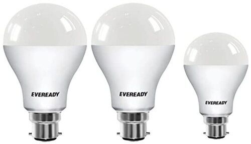 Set Of 3 Piece Cool White Lighting Eveready Round Led Bulb