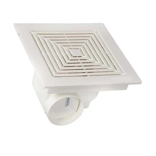 Square Window Mounted Plain 3-Star Efficiency Electric Plastic Exhaust Fan Blade Diameter: No Inch (In)