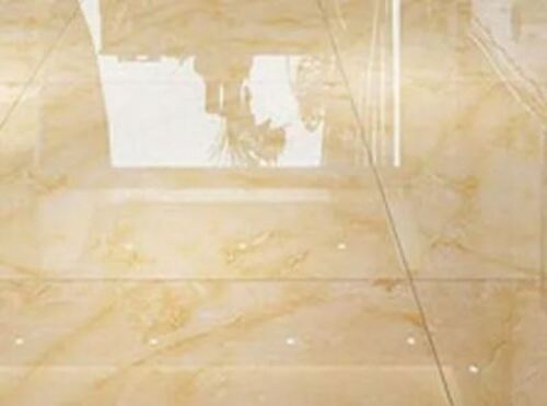 बेज 20X17 इंच और 14 मिमी मोटी सुपर ग्लॉसी सिरेमिक फ्लोर टाइल्स