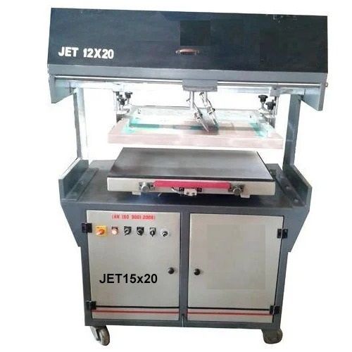 240 Voltage 1 Horsepower Automatic Stainless Steel Flat Screen Printing Machine Density Adjustment