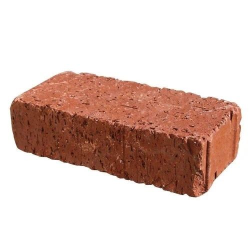 Red 8X4X3 Inch 12% Water Absorption 20% Porosity Rectangular Solid Clay Bricks