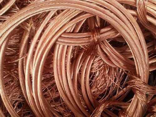 Golden Red 99.9% Pure Solid Hot Rolled Polished Copper Cable Scrap