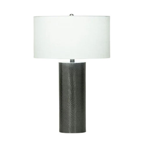 Designer Round Plain Polished Modern Low Maintenance Brass Table Lamp