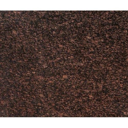 Brown Easy To Handle Polished Water Absorption Rectangular Granite Slabs For Flooring Use