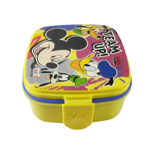 Food Grade Cartoon Printed Kids Virgin Plastic School Lunch Box