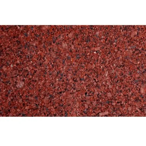 Red Heat Insulation Polished Water Absorption Rectangular Granite Slabs For Flooring