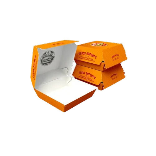 Lightweight Biodegradable Silkscreen Printing Square Matt Paper Food Packaging Box