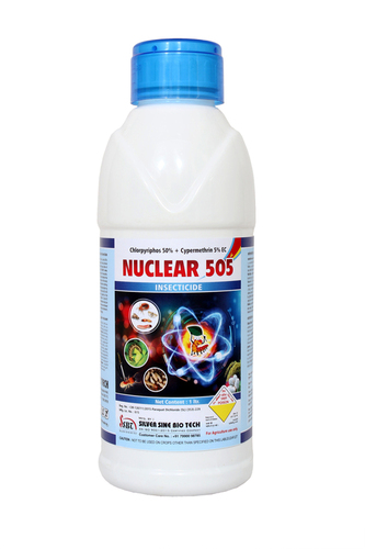 NUCLEAR 505 Chlorpyrifos 50% Cypermethrin 5% EC Insecticide By SILVER SINE BIO-TEC