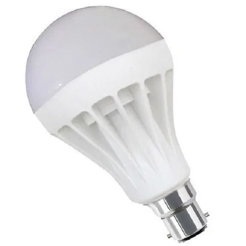 White Plain Round Light Weight Modern Wall Mounted Electric Aluminum And Plastic Led Bulbs