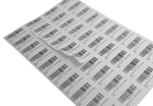 White Printed Single Side Adhesive Offer Printing Lightweight Rectangular Vinyl Stickers